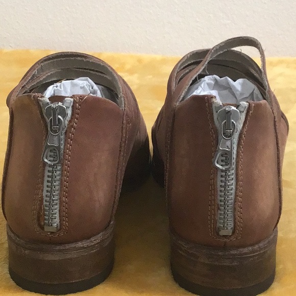 🆕 FREE PEOPLE Lost Valley Moccasin Bootie Distressed Leather - Picture 8 of 12